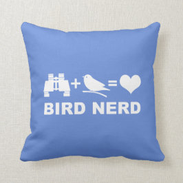 Almofada Birder engraçado ou Birdwatcher do nerd do pássaro