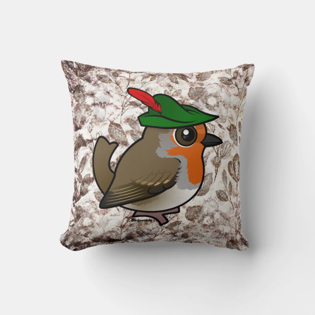 Almofada Birdorable European Robin Hood (Frente)