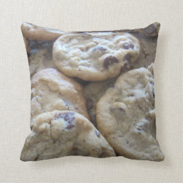 Almofada Biscoitos dos pedaços de chocolate