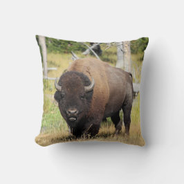 Almofada Bison Bull Throw Pillow