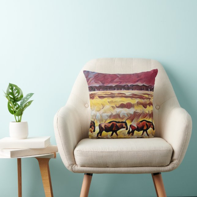 Almofada Bisons Para Casa No Range Pop Art, Cushion (Cadeira)