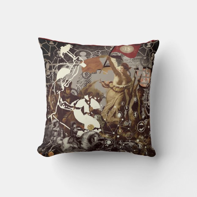 Almofada Bitcoin Revolution (Frente)