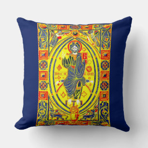 Almofada Bizantino, arte popular Jesus