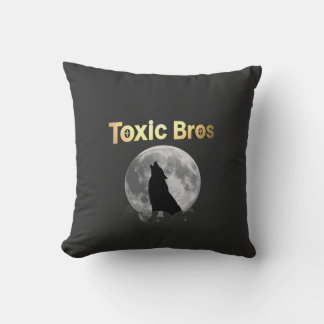 Almofada Black and Gold Toxic Bro's pillow