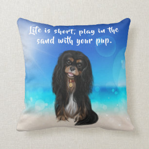Almofada Black and Tan Cavalier King Charles Spaniel   