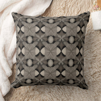 Almofada Black and White Abstract Throw Pillow