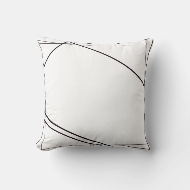 Almofada Black And White Pillow (Frente)