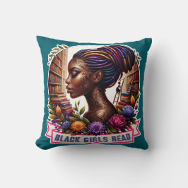 Almofada Black Girls Read | travesseiro decorativo de desta