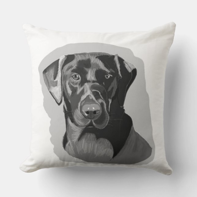 Almofada Black Labrador Cushion (Frente)