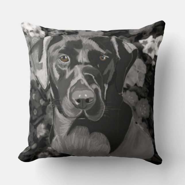 Almofada Black Labrador Cushion (Frente)