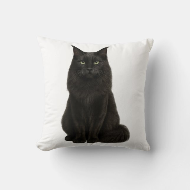 Almofada Black Maine Coon Pillow (Frente)