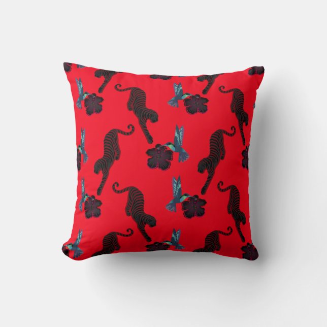 Almofada Black panther maximalist throw pillow (Frente)
