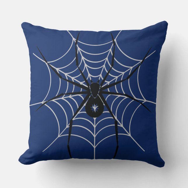 Almofada Black Spider Web (Frente)