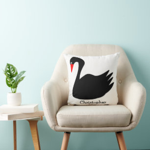 Almofada Black Swan Design Personalizado