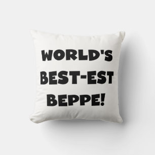 Almofada Black Text Best Beppe T-shirts e presentes