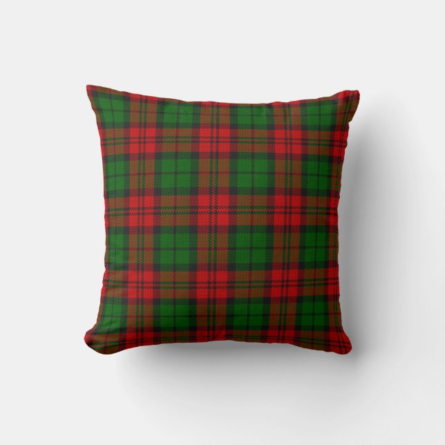 Almofada Blackwatch Campbell Tartan Red Green Xadrez (Frente)