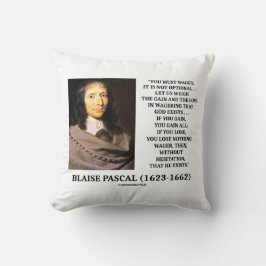 Almofada Blaise Pascal ganha perda abusando de Deus existe 