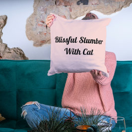 Almofada Blistim Slumber Com Cat Personalizado Pet Modern