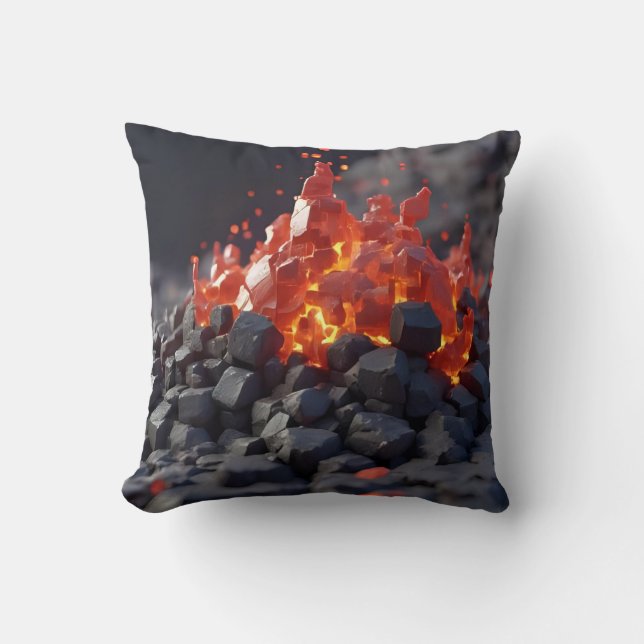 Almofada Blocos de Lava (Frente)