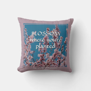 Almofada BLOSSOM DE Cereja Personalizado ONDE VOCÊ ESTÁ PLA