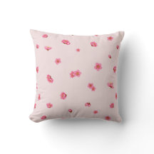 Blossom Pink Red Plum Blossom Floral Pattern
