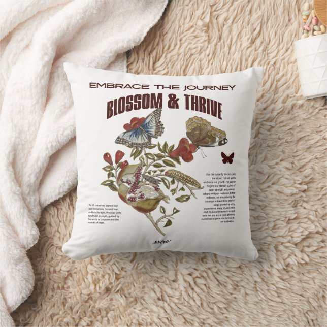 Almofada Blossom & Thrive: for Healing Journey (Cobertor)