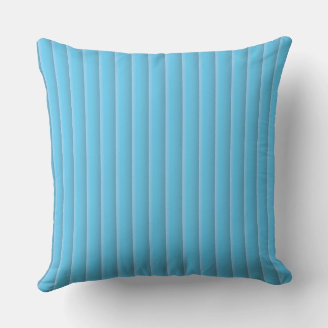 Almofada blu strips throw pillow (Verso)