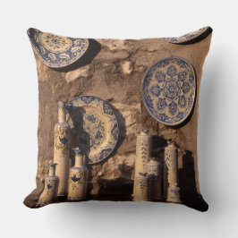 Almofada Blue and Cream Pottery Umbria Poster Plaque