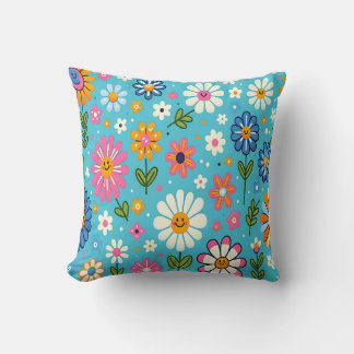 Almofada "Blue Bloom Bliss"