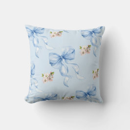 Almofada Blue bow and cherry blossom