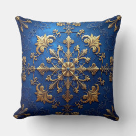 Almofada Blue Decorative Christmas Throw Pillow