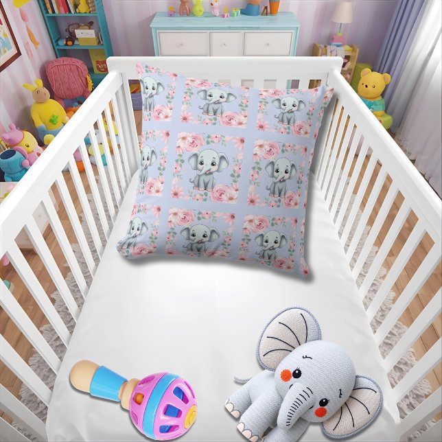 Almofada Blue Elephant Throw Pillow (Criador carregado)