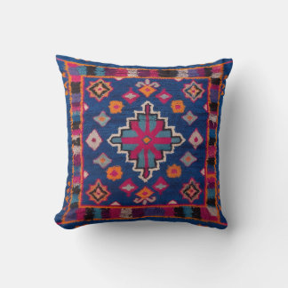 Almofada Blue Kilim Travesseiros UK: Artesanato Clássico