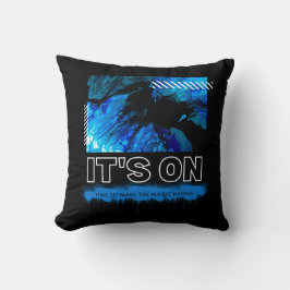 Almofada Blue Marble Abstract Acrylic Street Graphic