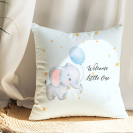 Almofada Blue Playful Elephants Baby Shower