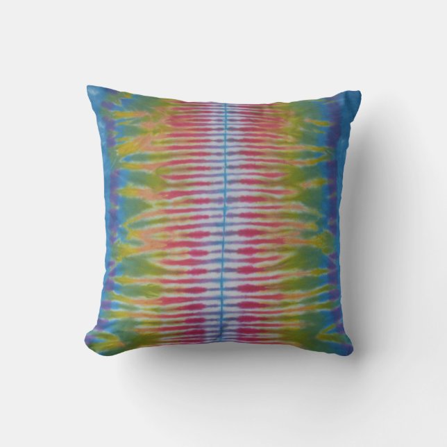 Almofada Blue Spine Tie Dye Travesseiro americano MoJo (Frente)