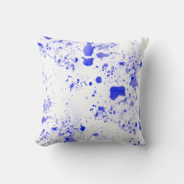 Almofada Blue Splats v2 (Frente)