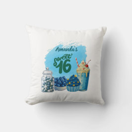 Almofada Blue Sweet Sixteen Pillow