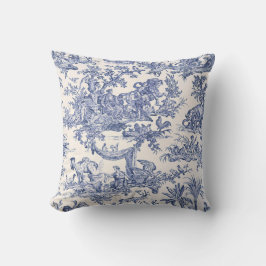 Almofada Blue Toile - English - French - French Country sid