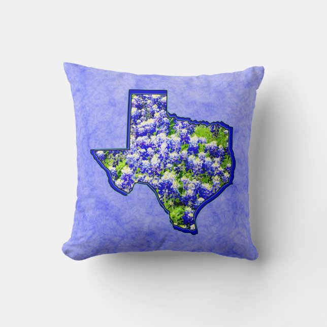 ALMOFADA BLUEBONNETS DE TEXAS (Frente)