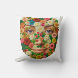 Almofada Blumengesicht