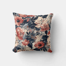 Almofada Blush and Navy Floral