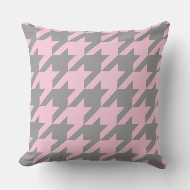 Almofada Blush Houndstooth (Frente)