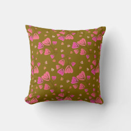 Almofada Blushing Petals Floral Throw Pillow