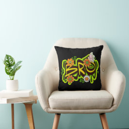 Almofada Boa Ilustração Tipografia Vibes