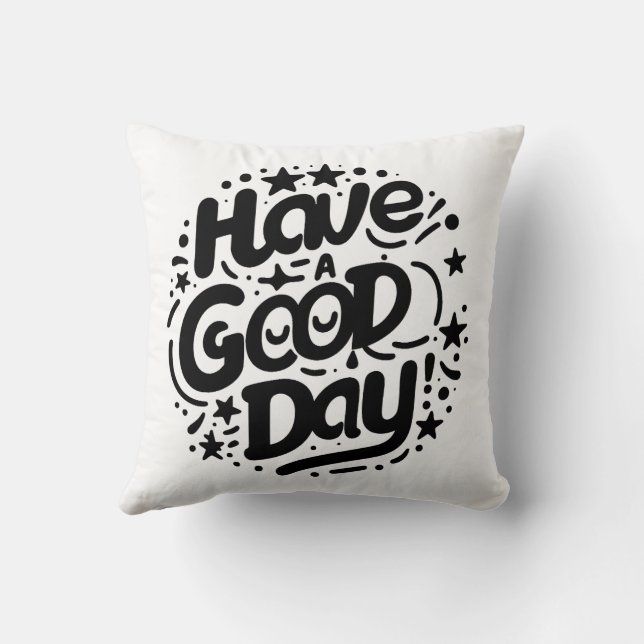 Almofada Boas Dias Positivos (Verso)
