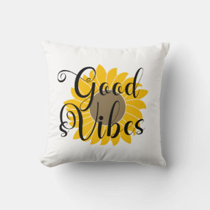 Almofada Boas Vibes GirassolT-Shirt