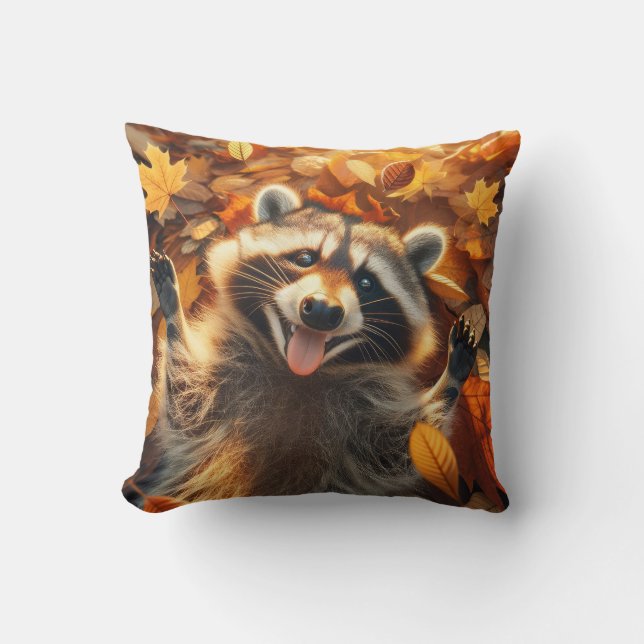 Almofada Bobo Fall Raccoon (Frente)