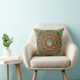 Almofada Bohemian Batik Mandala OM Yoga