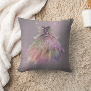 Almofada Bohemian Fairy Ball Gown Chá de vinho de Mão Mud